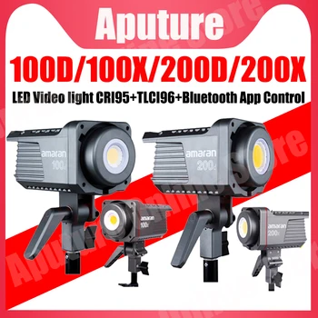 Aputure Amaran 100X,200X Bi-Color 2700-6500K 100d,200d 5600K LED Fotózás Világítás Videó fényviszonyok Lámpa Stúdió