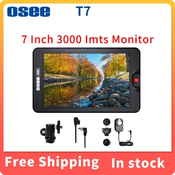OSEE T7 7 Hüvelykes 3000 Nit Monitor DSLR Fényképezőgép Mező, 3D-Lut HDR 1920×1200-as Full HD Monitor IPS Támogatja a 4K HDMI Bemenet & Kimenet