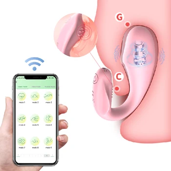 Vezeték nélküli Bluetooth-G-Spot Vibrátor Vibrátor a Nők APP Távirányító Viselni Vibráló Tojás Csikló a Női Bugyi Szex játék Felnőtteknek