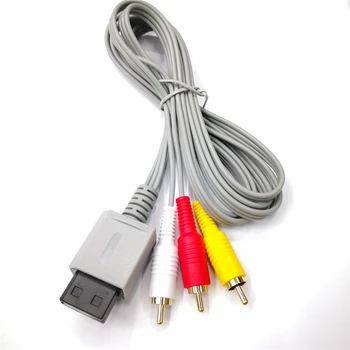 1.8 m-3 RCA Kábel, vezérlő Konzol Audio Video Kompozit AV-Kábel 480p aranyozott 3RCA will kábel Kábel
