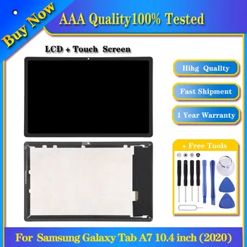 100% - ban Tesztelt Eredeti LCD kijelző Samsung Galaxy Tab A7 10.4 inch (2020) SM-T500 A Digitalizáló Teljes Összeállítás