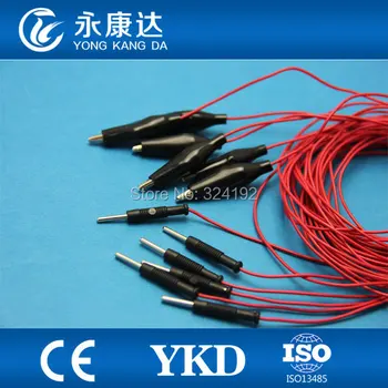 10db/csomag Piros Agy leadwires orvosi,Kupa EEG kábel,TPU kábel,, CE&ISO13485 bizonyult Gyártó