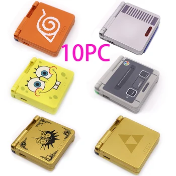 10PC Csere Ház a hüvely W/Gombot A Nintendo Gameboy Advance SP GBA SP