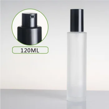 120ml matt/zöld/kék/fehér üveg szivattyú üveg szérum/krém/emulzió/alapítvány/toner lényeg hialuronsav kozmetikai csomagolás