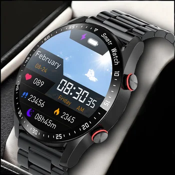 2022 Új EKG+PPG AMOLED Képernyő Smart Óra Bluetooth Hívás zenelejátszó Férfi Óra Vízálló Sport Luxus Smartwatch A Xiaomi