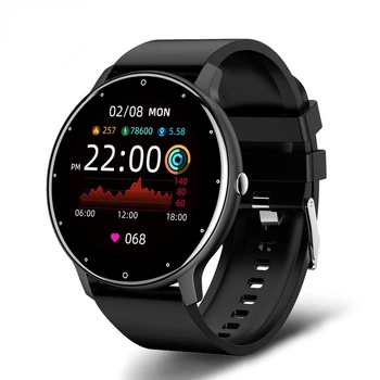 2022 Új Intelligens Karóra Férfi Teljes érintőképernyő Sport Fitness Óra IP67 Vízálló Bluetooth, Android ios smartwatch Férfiak+doboz
