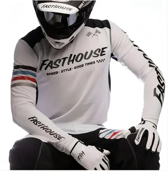 2023 FASTHOUSE Motocross Jersey Enduro Mountain Bike Kerékpáros Mez Downhill Verseny Maillot Ciclismo Kerékpár Ruházat, Egyéni