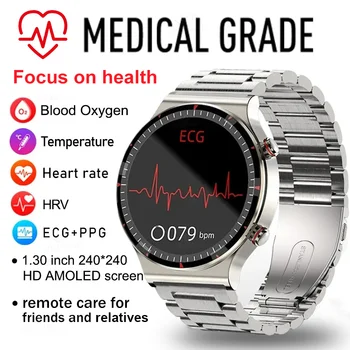 2023 Új EKG+PPG Intelligens Karóra Sangao Lézer Terápia Egészségügyi pulzusszám, Vérnyomás Fitness Órák IP68 Vízálló Smartwatch