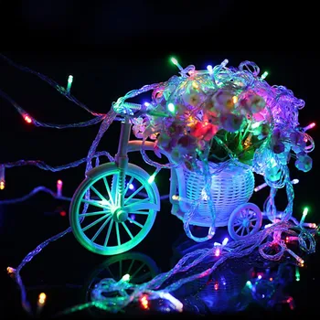 20M szalag rgb 220V led string fény a fa, színes, vízálló ünnep, led világítás, Karácsonyi/Esküvő/Party Dekoráció Fények