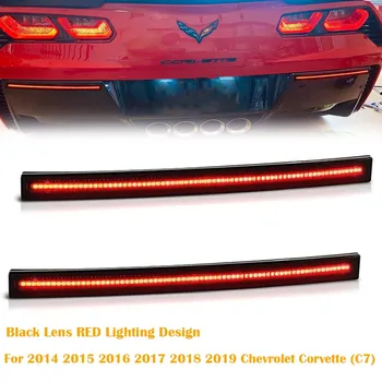 2db Hátsó Lökhárító Reflektor Fény Berendezés Kompatibilis A 2014-2019 Chevrolet Corvette C7,Vezető&Utasoldali Hátsó Ködlámpa