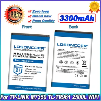 3300mAh A TP-LINK M7350 TBL-55A2550 TL-TR961 2500L TBL-68A2000 TBL55A2000 TL-MR11U TL-MR3040 M7310 wifi mifi router Akkumulátor
