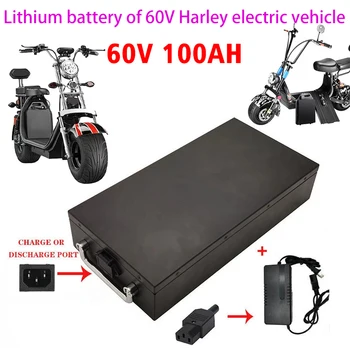 60V 100ah Elektromos Robogót 250W~1500W Motor/bicikli/kerékpár Vízálló Lítium Akkumulátor + 67.2 V Töltő