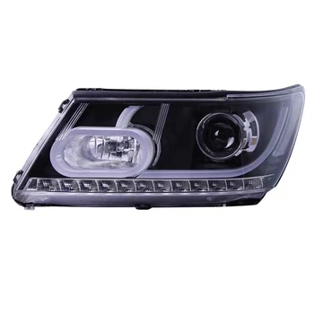 A Dodge Journey fényszóró szerelvény 09-16 módosított LED-es nappali menetjelző lámpák streamer kormányzás lencse xenon fényszórók