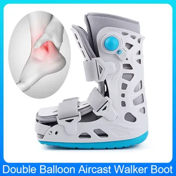 A Levegő Cam Walker Törés Boot-Kettős Ballon Rövid Ortopédiai Boot-Láb Törése, Boka Rándulása Rehabilitációs Walker Zárójel