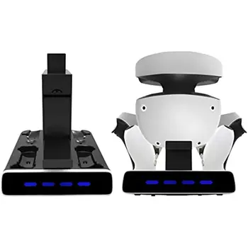 a PS VR2 töltőállomás LED Töltő Dokkoló PS5 PSVR2 Kijelző Állni a VR Headset 4 Vezérlő, Töltő Állomás a PS VR2 töltőállomás LED Töltő Dokkoló PS5 PSVR2 Kijelző Állni a VR Headset 4 Vezérlő, Töltő Állomás 1
