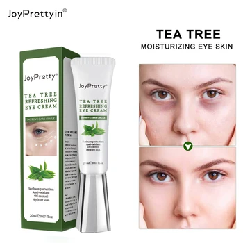 Anti Sötét Kör Eye Cream Tea Tree Hidratáló Szem Táskák Ránc Eltávolítás Krém A Bőr A Kezelés Frissítő Lift Eye Care Termékek
