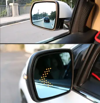 Anti-vakító fény Led Visszapillantó Fűtött Szárny Oldalsó Tükör Üveg Volvo XC90 2015-2021