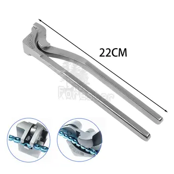 AO Csont-Hajlító szerszám Multifunkcionális hajlító fogó Bender kombináció, 2.0 mm-2.4 mm-es lemezek kisállat Ortopédiai eszközök