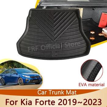 Auto A Kia Forte Cerato K3 2019 2020 2021 2022 2023 BD Autó Tartozékok Csomagtartóban Szőnyeg Padló Tálca Vízálló Bélés Rakomány Boot Szőnyeg