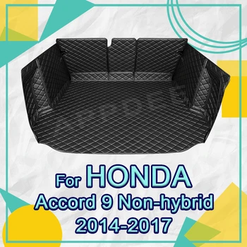 Auto Teljes Lefedettség Csomagtartóban Szőnyeg HONDA Accord 9 a Nem-hibrid 5-Ülés 2014-2017 16 15 Autó fedezet Pad Belső Védő Kiegészítők