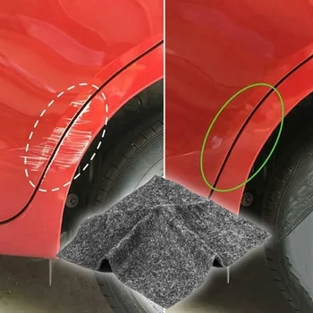 Autó Karcolás Javítás Törölközőt Eszköz Ruhával Nano Anyag Felülete Rongyot Autó Lámpa Festék Scratch Remover Papucs Autó Tartozékok
