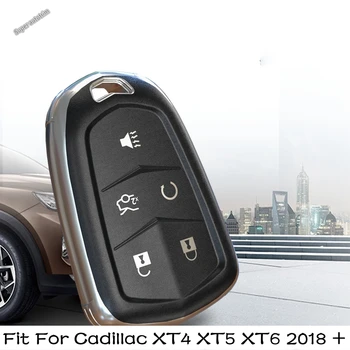Autó TPU Távoli Kulcs burkolata Protector Alkalmas Cadillac XT4 XT5 XT6 2018 - 2022 Fekete / Fehér / Rózsaszín / Piros Tartozékok Belső