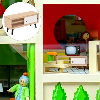 Babaház Tartozékok, Mintha Játék Játékok Dekoráció Miniatűr Bútorok Dekoratív Modell Kabinet Elrendezés Kellék Miniture Dekoráció