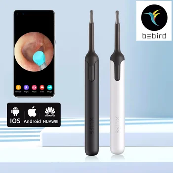 Bebird Fül Tisztább Viasz Eltávolító Eszköz Xlife Vezeték nélküli Vizuális Stick Otoscope 1080P HD Earpick Endoszkóp Fülbevaló Személyes Egészségügyi Ellátás