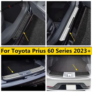 Belső Hátsó Csomagtartó Csomagtartó Őr Küszöb Lemez / Külső Ajtó Küszöb Fedezze Trim Toyota Prius 60 Sorozat 2023 2024 Dekorációs Kiegészítők