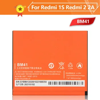 BM41 Telefon Akkumulátor Xiao mi Redmi1S Redmi2 Redmi2A Redmi 2A Redmi 2 2050mAh BM41 Telefon Csere Akkumulátor