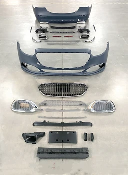 Body Kit a Mercedes-Benz E260 E300 frissítés Maybach Első Hátsó lökhárító Grill Maszk farok torkát, Autó Tartozékok