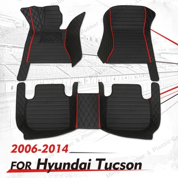 CustomCar szőnyegek Hyundai Tucson 2006 2007 2008 2009 2010 2011 2012 2013 2014 auto láb Párna autó szőnyeg cov