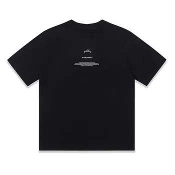 Egy-HIDEG-a WAL ACW Új Nyári Női-Férfi T-shirt Mellkas Elülső Kis Logó Vissza Minta Alkalmi Divat Felső