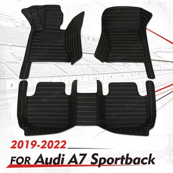 Egyedi Autós szőnyeg AUDI A7 2019 2020 2021 auto láb Párna autó szőnyeg fedél belső kiegészítők