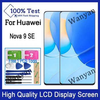 Eredeti Huawei Nova 9 SE LCD Kijelző érintőképernyő Digitizer Csere Alkatrészek