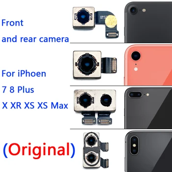 Eredeti Kis Elülső Kamera Flex iPhone 7 8 Plusz X XR XS Max Közelség Érzékelő Hátsó Hátsó Kamera Flex Kábel Telefon Javítás Alkatrész