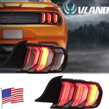 Farok Lámpa Világos LED-es hátsó Lámpák 2015-2021 Ford Mustang Szekvenciális &5 Módok MINKET