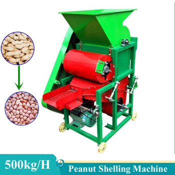 Földimogyoró Gránát Mogyoró Sheller Mezőgazdasági Gép Kis pormentes Mogyoró Peeling Cséplőgép India