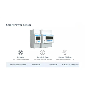 HUAWEl Smart Power Érzékelő DTSU666-H háromfázisú DIN-Rail Méter HUAWEl DTSU666-H Smart Power Érzékelő HUAWEl Smart Power Érzékelő DTSU666-H háromfázisú DIN-Rail Méter HUAWEl DTSU666-H Smart Power Érzékelő 5