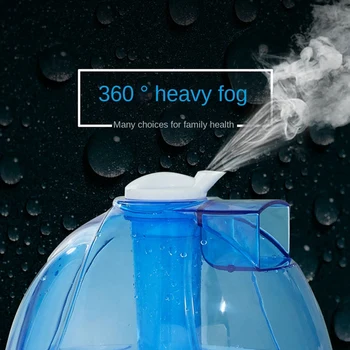 Hűvös Köd Levegő Párásító 2.5 L Csendes Ultrahangos Párologtató Hálószoba & Nagy Szoba-Állítható-360° - Os Elforgatás