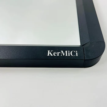KerMiCi Tükrök Fekete Modern, Egyszerű, Fém Keret, Falra Szerelhető Típus, Tükrök, 21 × 16,5 inch