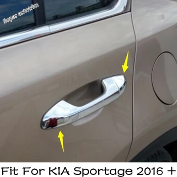 Kilincs Dekoráció védőburkolatot Trim KIA Sportage 2016 - 2020 ABS Chrome Kiegészítők Külső Készlet