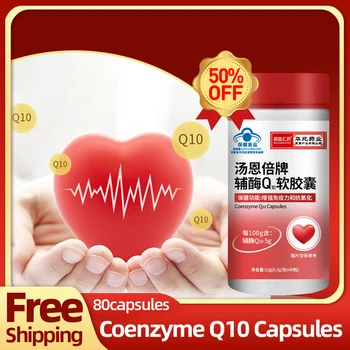 Koenzim Q10-Kiegészítők q10 koenzim Kapszula Antioxidáns Kardiovaszkuláris Mentelmi Emlékeztető Szív Egészségügyi Tabletta 300 mg CFDA Jóvá Nem-GMO -