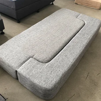 Kreatív összecsukható lusta kanapé matrac matrac szövet kis hab kanapé