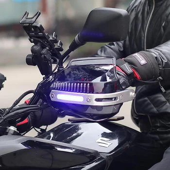 Kéz Védő Motorkerékpárok Handguards LED HONDA VTX 1300 KB-600-AS HORNET ÁRNYÉK VT750 CB600F HORNET VARADERO 1000