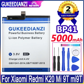 Nagy Kapacitású Batteri 5000mAh BP40 BP41 A Xiaomi Redmi K20 Mi 9T mi9T RedmiK20/ K20 Pro Mi 9T Pro K20pro Márka Telefon Akkumulátor