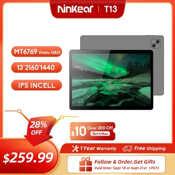Ninkear T13 tabletta 13 hüvelykes MT6769 (Helio G85) Touch ID Notebook Google Android Ultrabook Tablet