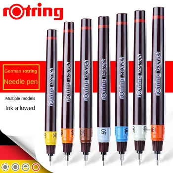 Német Rotring ISOGRAPH Műszaki Rajz Fineliner Tű Toll Jó Pont Több Tollhegy Művészeti Jelölő Tölthető Tinta 1db