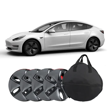 Oxford Szövet, tároló táska Kerék Kap hordtáska Protctor Hordozható Kerék Kap Tároló táska A Tesla Model 3