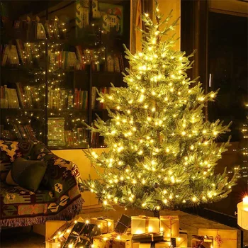 PVC Anyag Mesterséges karácsonyfa LED Lámpa, Karácsonyi Díszek, Otthon Dekoráció, Ünnepi Kellékek, Szálloda, Bevásárlóközpont, Új